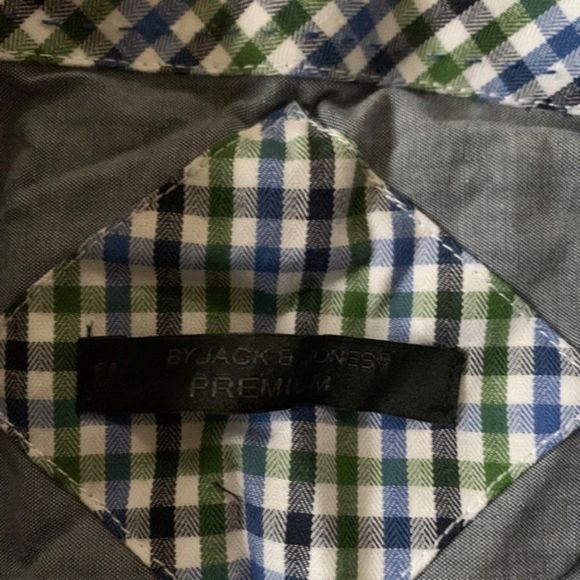 Jack & Jones Blue Button Up Shirt Size XL - Picture 4 of 8